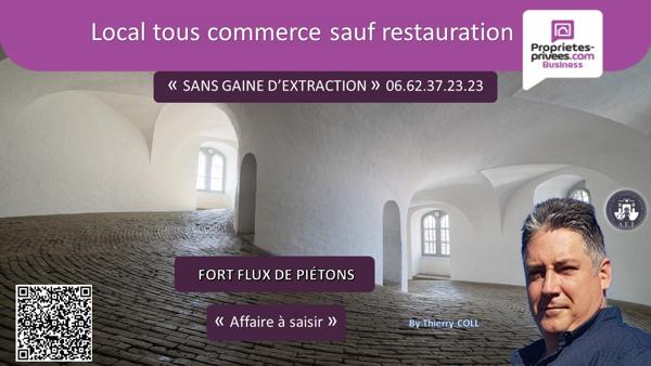 GENAS - FONDS DE COMMERCE, LOCAL COMMERCIAL 100 M², TERRASSE