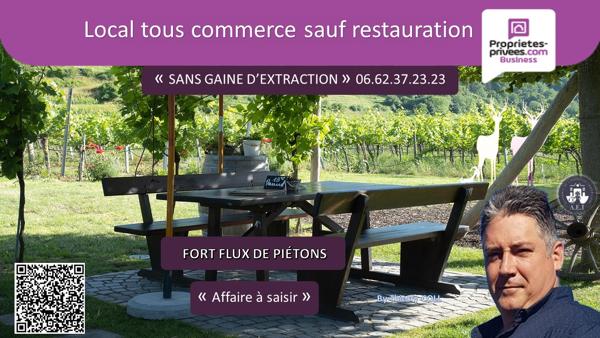 GENAS - FONDS DE COMMERCE, LOCAL COMMERCIAL 100 M², TERRASSE