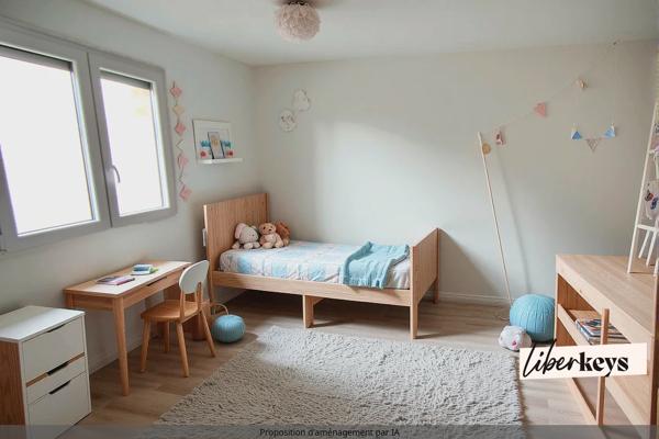 Vend maison individuelle semi plain pied, 6 pièces sur 1007m²