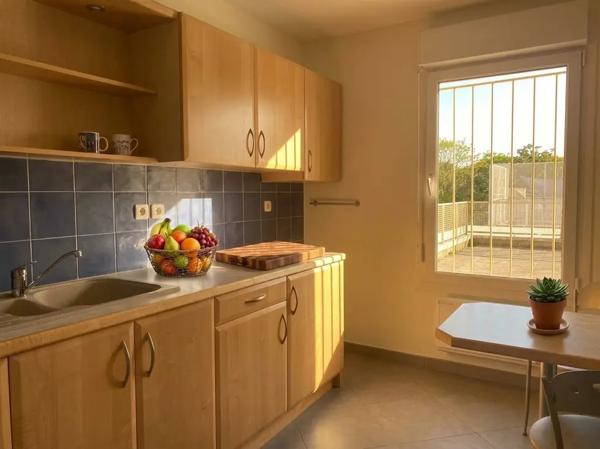 NANTES - T3 de 58.69 m2 avec terrasse / garage / stationneme