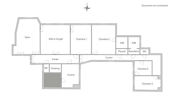 Appartement Paris 8 e - SAINT-AUGUSTIN