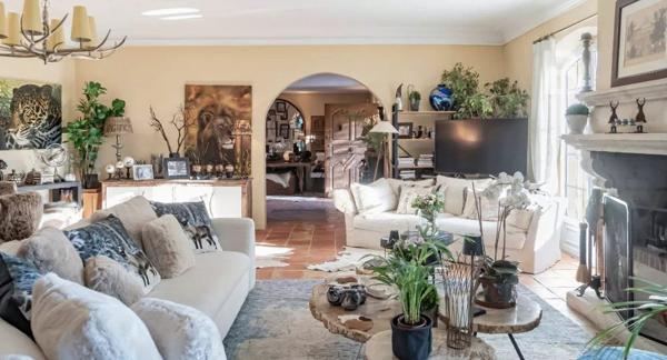 Superbe villa provençale avec vue mer et piscine dans un quartier calme de Roquefort-les-Pins