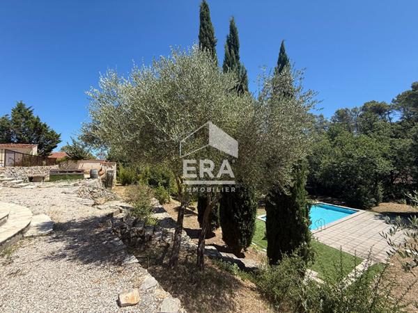 A VENDRE 83470 SAINT MAXIMIN  MAISON  TYPE 5 DE 147 M² SUR 2300 M² DE JARDIN PISCINE DOUBLE GARAGE ET STUDIO INDEPENDANT