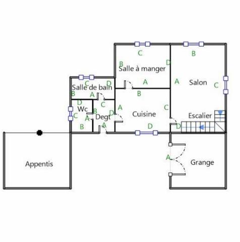Maison 5 pièces - 70 m²