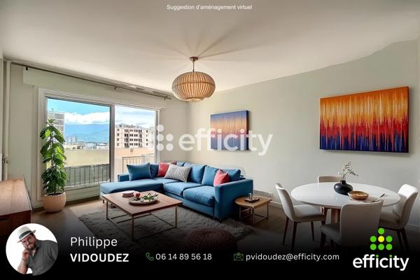 Appartement 2 pièces - 50 m² Exclusivité efficity