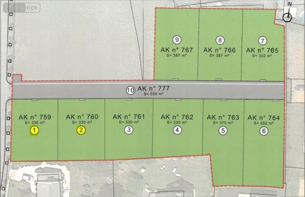 Terrain à Batir à vendre à Plougonvelin dans le Finistère (29217), ref : 29031-PT-113