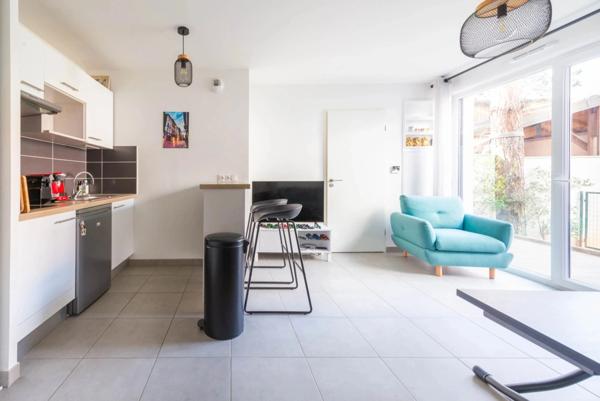 NANTERRE (92) A vendre - Studio 26,4m2 - Terrasse/Jardin - Pas de travaux