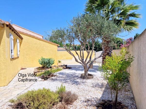 Maison à vendre AGDE QUARTIER RECHERCHE- VILLA 4 CHAMBRES AVEC GARAGE-PARKING TERRAIN ARBORE ET TERRASSES