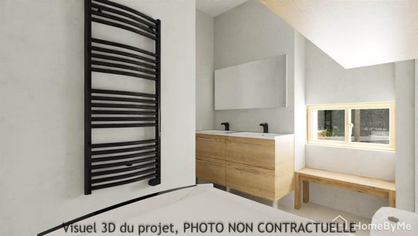 Superbe T2 neuf dans  immeuble ancien du centre ville