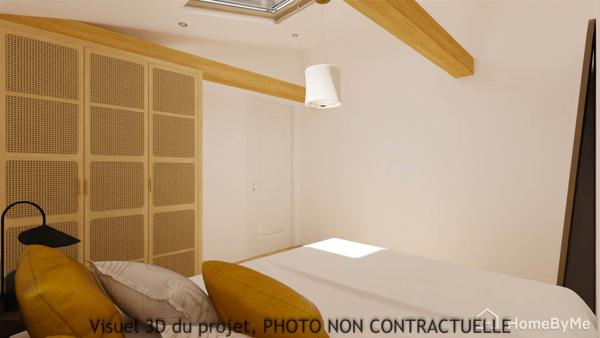 Superbe T2 neuf dans  immeuble ancien du centre ville