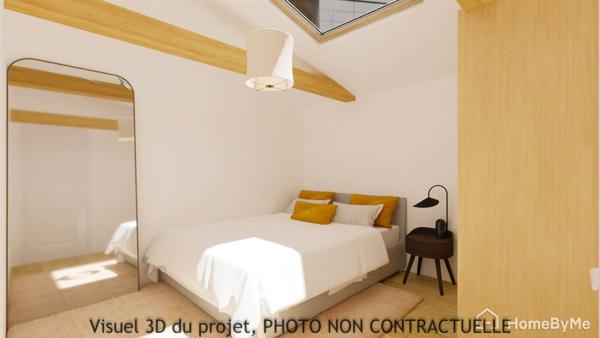 Superbe T2 neuf dans  immeuble ancien du centre ville