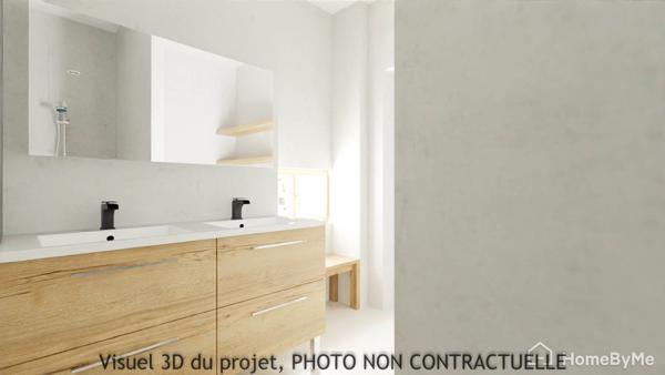 Superbe T2 neuf dans  immeuble ancien du centre ville