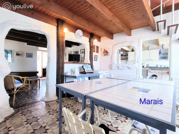 MAISON + 2 GÎTES INDÉPENDANTS PRÊTS À ÊTRE EXPLOITÉS – JUSQU’À 20 COUCHAGES – PROCHE NOIRMOUTIER ET ÎLE D’YEU