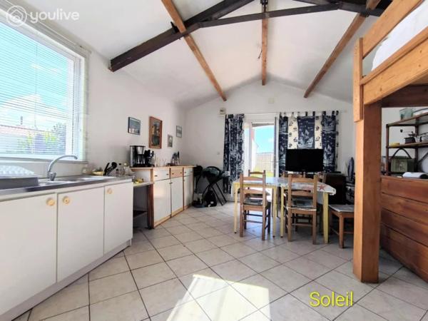 MAISON + 2 GÎTES INDÉPENDANTS PRÊTS À ÊTRE EXPLOITÉS – JUSQU’À 20 COUCHAGES – PROCHE NOIRMOUTIER ET ÎLE D’YEU