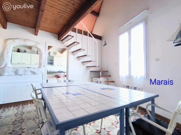 MAISON + 2 GÎTES INDÉPENDANTS PRÊTS À ÊTRE EXPLOITÉS – JUSQU’À 20 COUCHAGES – PROCHE NOIRMOUTIER ET ÎLE D’YEU