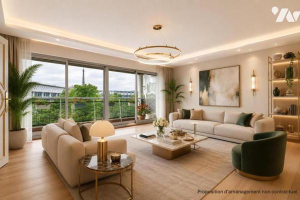 75007 - Ecole Militaire / UNESCO - Appartement 211 m² - 4 chambres - balcon parking