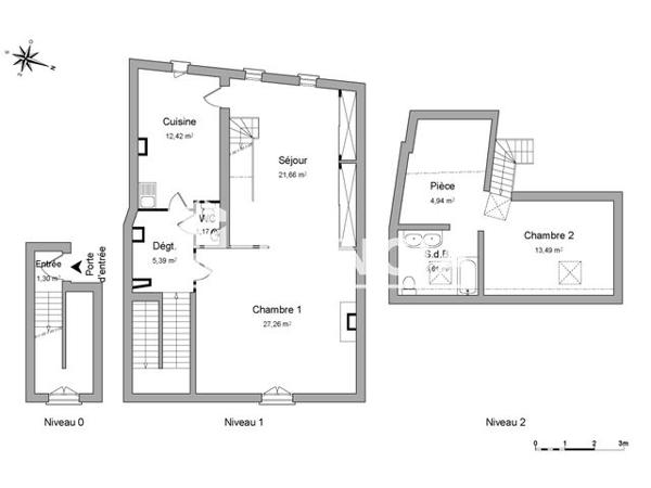 Location Appartement 4 pièces 93.24 m² - 3 BIS RUE SAINT LAMBERT Nancy 54000