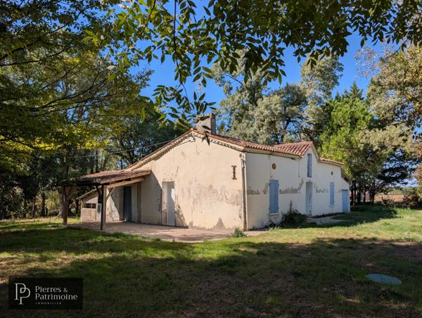 Maison en pierre sur 5 600 m² de terrain entre Mézin et Nérac