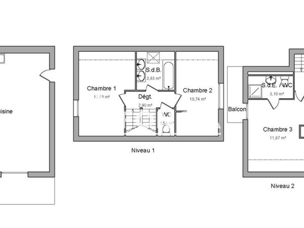 Location Maison 5 pièces 113.3 m² - LIEUDIT LE MOULIN DES PAUVRES St Martin La Chambre 73130