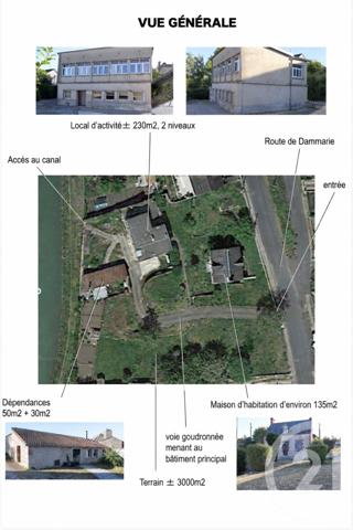 Maison à vendre  2 pièces - 135 m2 CHATILLON COLIGNY - 45