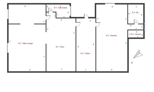 Appartement 2 Pieces 68m2 Saumur