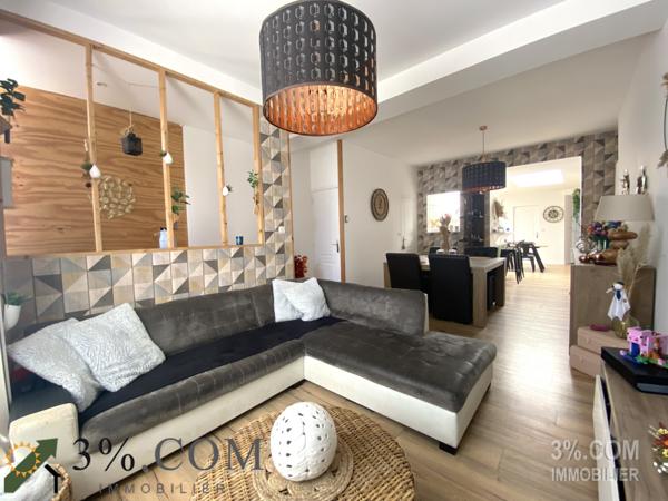 MAISON 1930 DE 110M² AVEC 3 CH + 1 BUREAU + JARDIN  Tourcoing (59200)