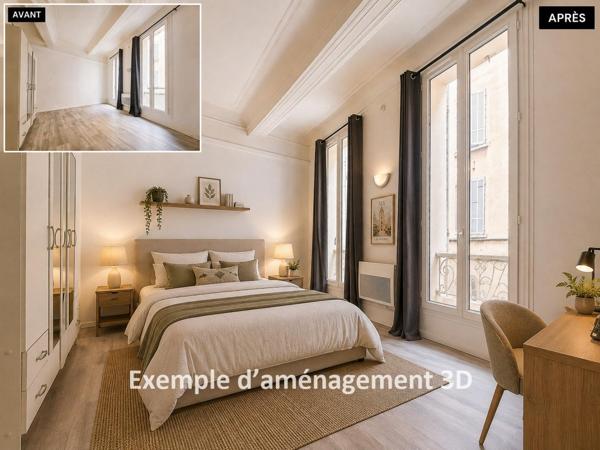 T2 de 40 m² centre historique d'Aix