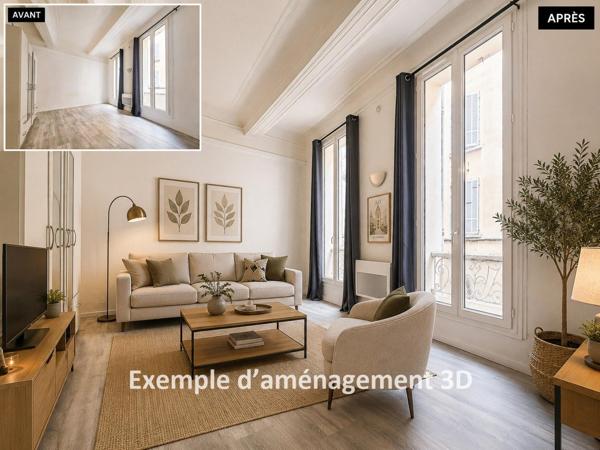 T2 de 40 m² centre historique d'Aix