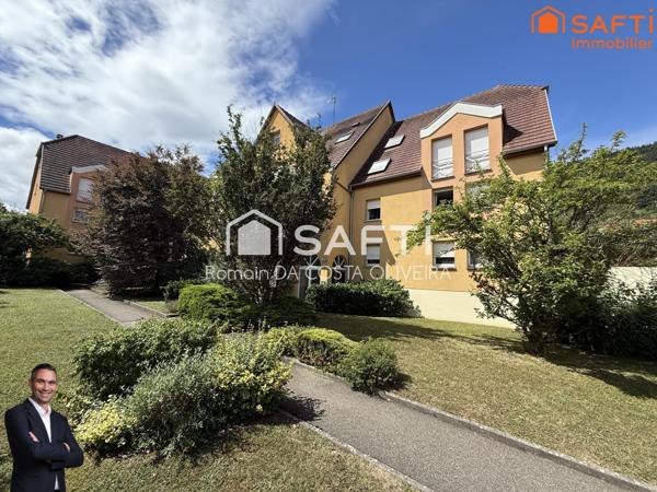 Superbe appartement de 3 pièces disposant d'une terrasse, d'un jardin, d'une place de stationnement privée et d'un garage !