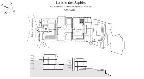 Appartement F4 à vendre  4 pièces - 156,18 m2 EZE - 06