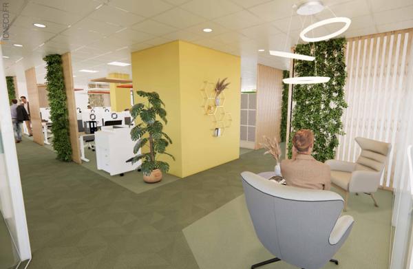 Bureaux à louer à Saint-Nazaire plateau lumineux divisibles parking privatif