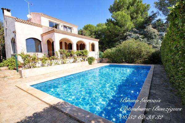 VILLA A VENDRE à BOUZIGUES - 160m² sur 4000m² de terrain