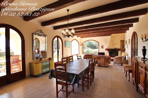 VILLA A VENDRE à BOUZIGUES - 160m² sur 4000m² de terrain