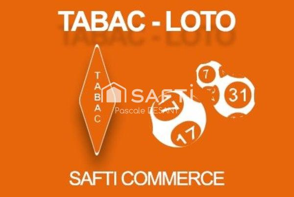 Tabac presse FDJ idéalement placé dans les rues piétonnes
