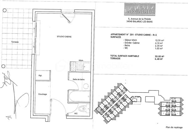 Appartement de 20 m²