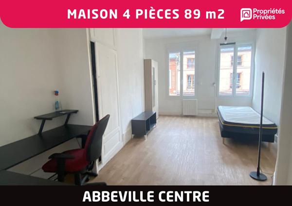 Maison abbevilloise 4 pièces 89 m2 - Abbeville centre