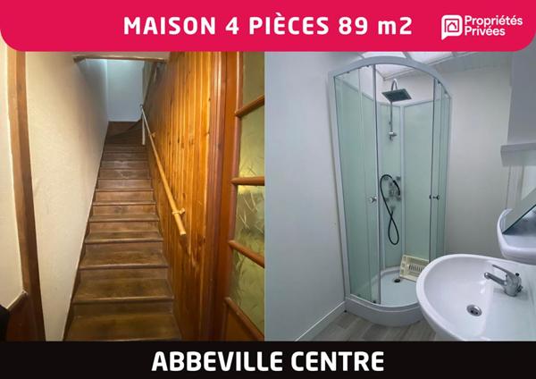 Maison abbevilloise 4 pièces 89 m2 - Abbeville centre
