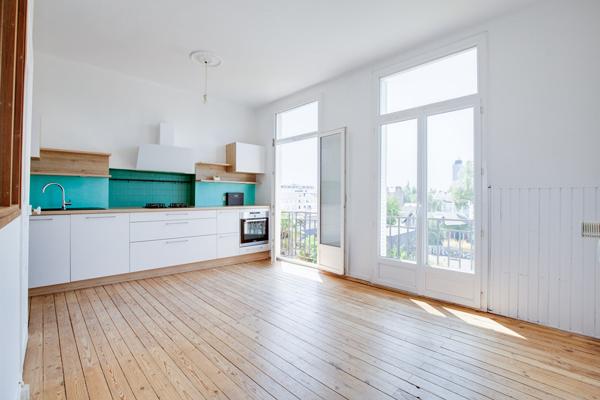 A VENDRE NANTES QUARTIER SAINT-CLEMENT/ERDRE CHARMANT TYPE 3 EN DUPLEX AVEC JARDIN PRIVATIF