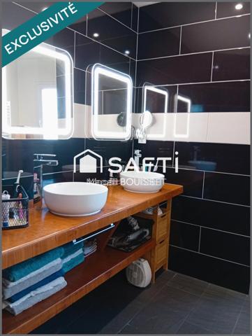 Maison plain pied RT2017, terrasse, jardin vue dégagée sur la chaine des Pyrénées