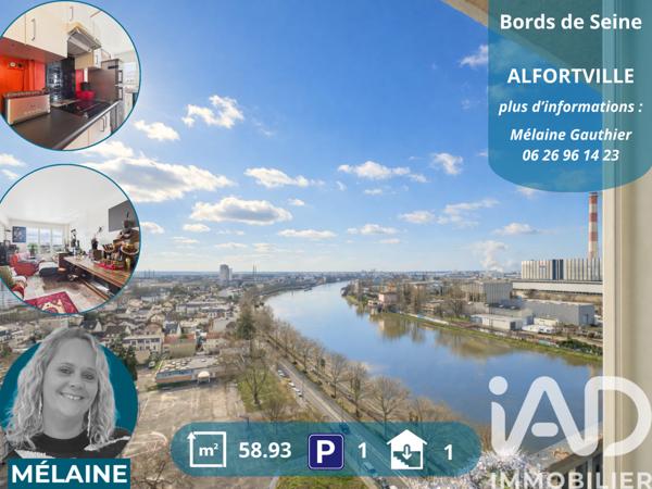 Appartement à vendre 3 pièces 59 m² Alfortville