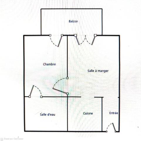 APPARTEMENT de type 2, 30m2 environ, d'exposition PLEIN SUD avec BALCON , ASCENSEUR et PARKING –