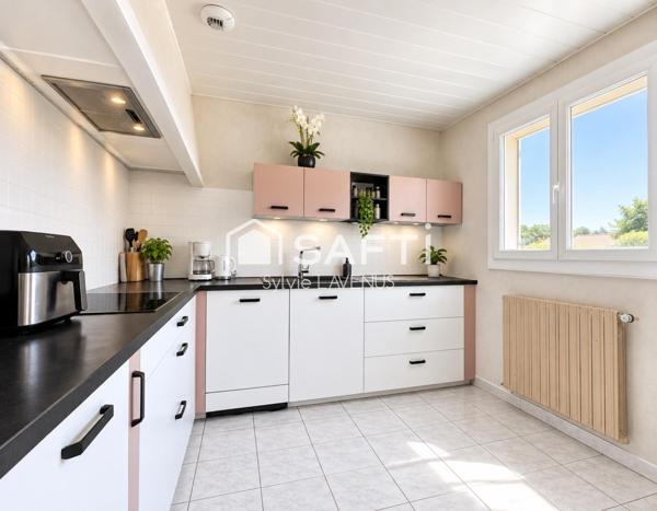 EXCLUSIF A CROUY 02, AUX PORTES DE SOISSONS, MAISON DE PLAIN PIED 82 M2 AVEC SOUS-SOL TOTAL ET TERRAIN DE 520 M2.