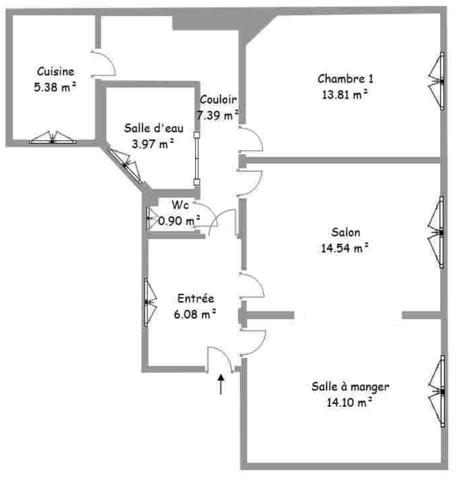 Secteur Ternes / Arc de Triomphe - Joli 3 pièces en parfait état - Ascenseur