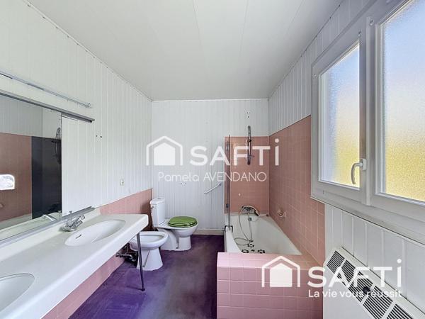 Pavillon familial 7 pièces – modèle recherché, fort potentiel après travaux !