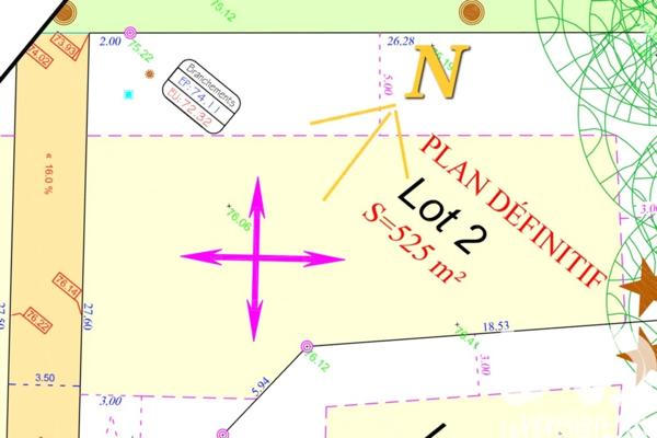 Terrain à vendre 525 m² Bain-de-Bretagne
