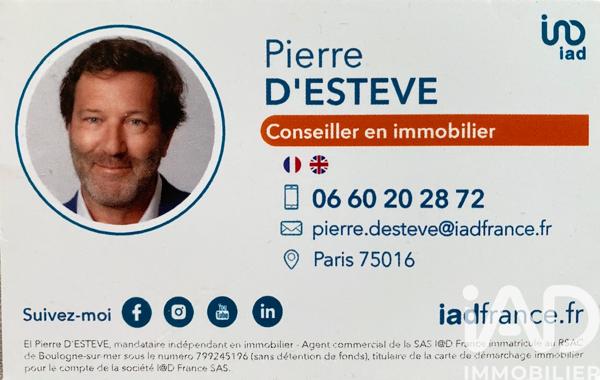 Appartement à vendre 4 pièces 92 m² Paris 16