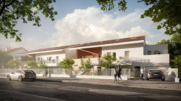 A VENDRE - TOULOUSE Lardenne - Maison neuve T4 duplex avec jardin et 2 places de parking
