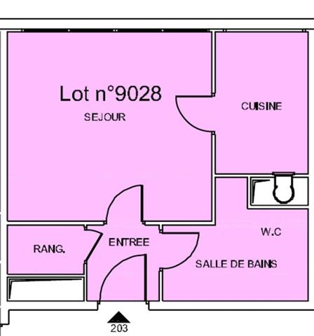 Appartement + cave + parking