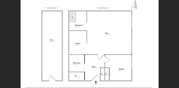 Appartement canut T6 - Duplex - Comme une maison de ville - Grande cave