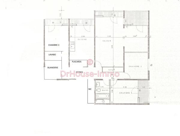 Appartement à vendre 5 pièces de 97 m²